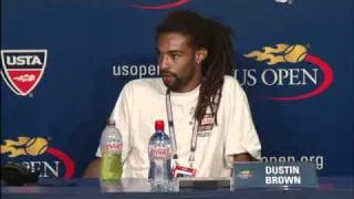 2010 US Open Press Conferences: Dustin Brown (First Round)