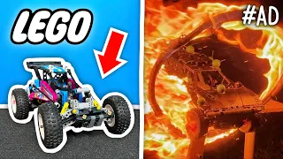 LEGO Cars Vs. Ring of FIRE!