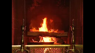 Johnny Mathis - Silent Night, Holy Night (Fireplace Video - Christmas Songs)