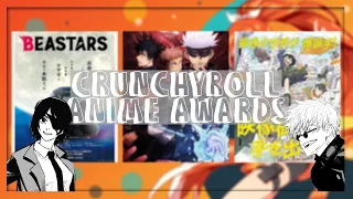 Crunchyroll Anime Awards Reaction !! | Plasm's Manga