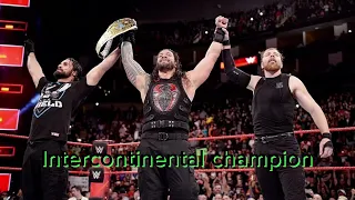 Wwe all of Roman reigns championship wins