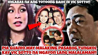 Pia Guanio ❗MAY MALAKING PASABOG tungkol Kay Vic Sotto na Ngayon lang MALALAMAN ng LAHAT!!OMG!!