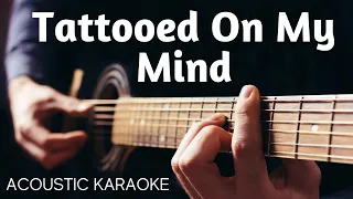 Tattooed On My Mind * D' Sound *  Acoustic Guitar Karaoke
