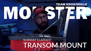 Norway's largest transom mounted transducer!