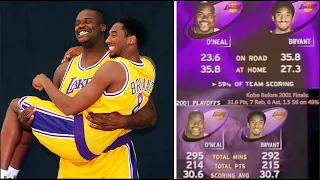 Casuals Will Say Shaq Carried Kobe But These Were The Times Young Kobe Actually Carried Shaq!