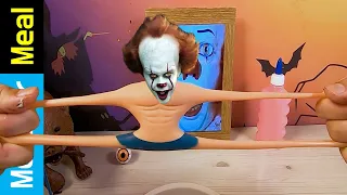 Stretch Pennywise IT [fictional video] | Monster Meal ASMR Eating Sounds | Kluna Tik style