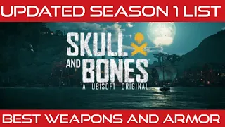 skull and bones raging tides best new weapons, armor and ship