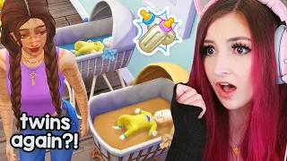ANOTHER set of twins?!? 🍼 100 Baby Challenge #3 (The Sims 4)