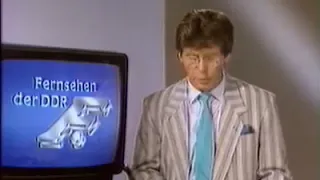 DDR-Fernsehen entschuldigt sich bei den Bürgern über ihre verbreiteten Lügen und Hetze.