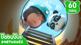 Kiki e a Toupeira | 1 HORA com Super Panda | Desenhos Animados e Músicas Infantis | BabyBus