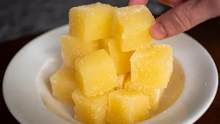 Do you have lemon Make this delicious dessert in a minute with only 3 ingredients!