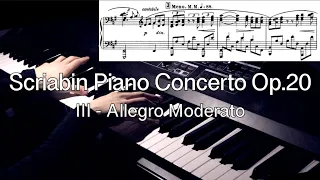 Scriabin Piano Concerto in F sharp Minor Op.20 - III