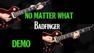 how to play "No Matter What" on guitar by Badfinger | electric guitar lesson tutorial | DEMO