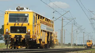 Plasser & Theurer 08-32 U + USP 303 | Podbijanie toru na linii E20 | ZRK DOM Poznań