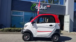 Full enclosed electric car for 2 best electric scooter car for mobility in Canada