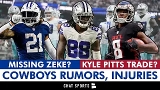 Kyle Pitts TRADE To Dallas? CeeDee Lamb, Tank Lawrence, Tyron Smith Injury News + Cowboys Miss Zeke?