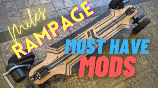 Miles Rampage / Raldey Bamboo V3S AT Eskate Custom Motor Mounts, Modifications and Long-Term Review