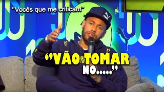 NEYMAR PERDE A PACIÊNCIA EM ENTREVISTA COM HATERS E MANDA RECADO