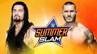 WWE SummerSlam 2014 Roman Reigns vs Randy Orton pg WWE 2K14 Gameplay