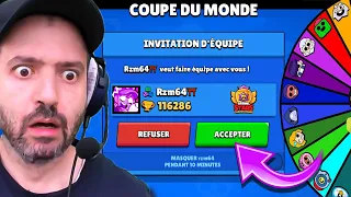 je suis dans L'ÉQUIPE de@rzm64 et Gas 🔥 pour la COUPE DU MONDE 🏆 (réussi en BRAWLER ALEATOIRE)