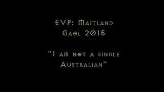 EVP "I am not a single Australian"