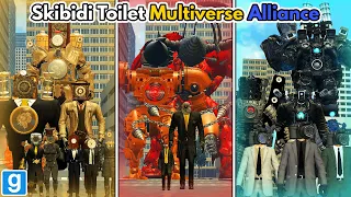 GMOD: Skibidi Toilet Multiverse Alliance – Nextbots Mod // Clockman, Drillman █ Garry's Mod █