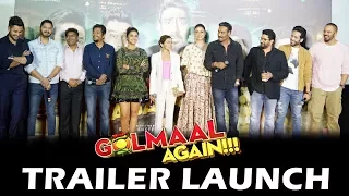 Golmaal Again Trailer Launch | FULL UNCUT | Ajay Devgn, Parineeti, Arshad Warsi, Tabu