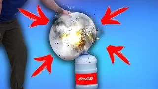 Baking Soda and Vinegar Balloon Experiment — Will it Blow Up?!?