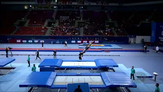 AQUINO Bernardo (ARG) M - 2022 Trampoline Worlds, Sofia (BUL) - Q Trampoline Exercise 1