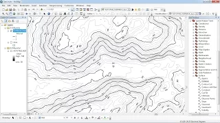 Labeling contour lines in ArcGIS