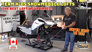 The BEST Snowmobile Lift We Have Ever Tried | Team K-OS Sled Lift | Wrenching Just Became Easier!