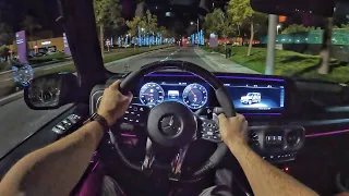 2022 Mercedes-AMG G63 POV Night Drive (3D Audio)(ASMR)