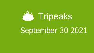 Microsoft Solitaire Collection - Tripeaks - September 30 2021