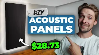 How to Make DIY Acoustic Panels for $28 in 2024! (With Free Plans!)