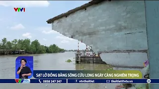 Sạt lở Đồng Bằng Sông Cửu Long ngày càng nghiêm trọng | VTVWDB