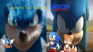 Sonic and Tails react to The Sonic movie trailer (Sonic's B day Special)