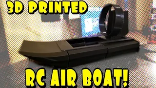 3D Printed RC Airboat!