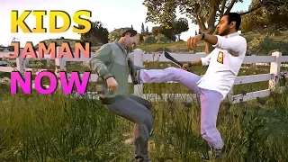 BAPAKNYA SENDIRI DI BACOK #KIDSJAMANOW - GTA 5 KOCAK