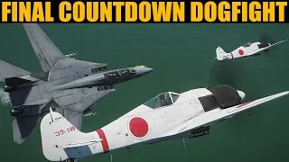 The Final Countdown(1980) Plane Dogfight Scene | DCS WORLD Reenactment