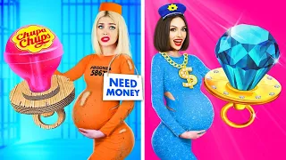 Rich Pregnant VS Broke Pregnant | Types Girls & Awkward  Stories by RATATA COOL