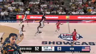 FlightReacts To Puerto Rico vs USA SHOWCASE | FULL GAME HIGHLIGHTS | August 7, 2023!
