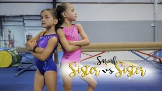 Sister VS Sister Gymnastics Challenge| Sariah SGG