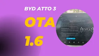 BYD Atto 3 software update 1.6