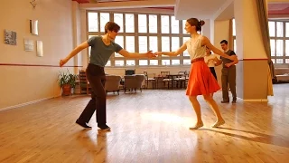 Throwback Video! Lindy Hop combos with Anna, Slava, Jean, and Ali