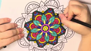 Colour me Happy - Mandala Episode 230 #wellness #mindfulness #colouring #art #happy #mandala