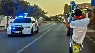 Street Racers Vs Police Chase -- Guys Are Crazy # 2