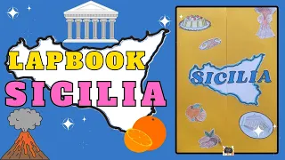 Lapbook Sicilia - Le #regioni d'#italia - #geografia #sicily