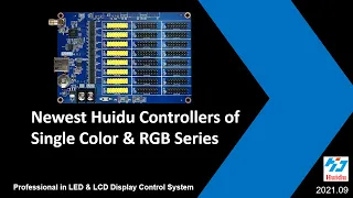 Newest Huidu Controllers of Single Color and RGB series card