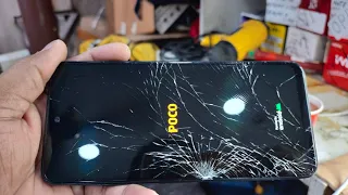 POCO M4 PRO GLASS REPLACEMENT || POCO M4 PRO BROKEN GLASS RESTORATION