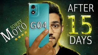 Motorola G04 Review | Reality After 15 Days usage